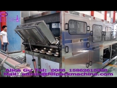 Impianto di riempimento acqua in fusti da 600 BPH per produrre acqua pura in taniche da 5 galloni