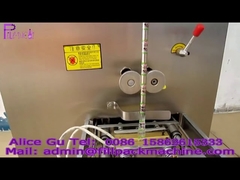 Macchina confezionatrice per sacchetti sigillanti con rimozione del liquido