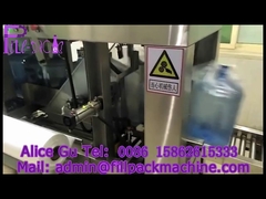 Macchina per la produzione di acqua da 1000BPH Galloni con avvolgimento automatico del film