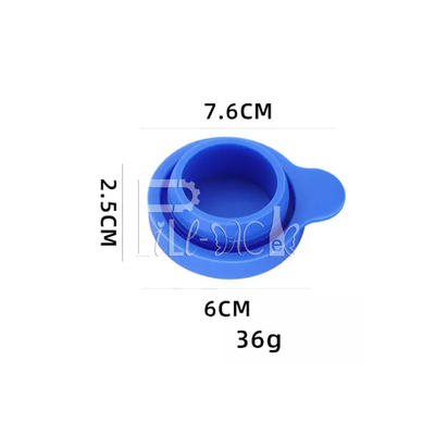 I cappucci riutilizzabili del silicone dell'acqua da 5 galloni non completano copertura del coperchio della spruzzata per la bottiglia fornitore