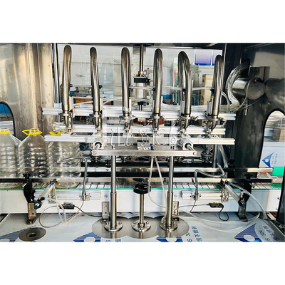 Riempitrice automatica di succo d'acqua liquida Bottiglia di barattolo di plastica Multi testa fornitore