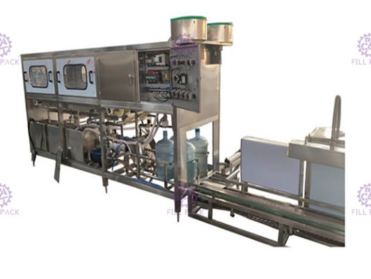 300bph 18.9l controllo automatico del Plc della macchina di rifornimento dell'acqua da 5 galloni fornitore