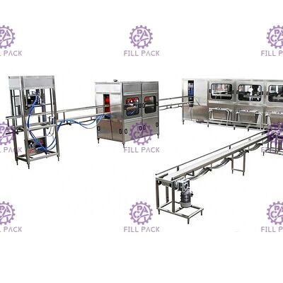 600BPH guidato meccanico imbottigliatrice dell'acqua da 5 galloni fornitore