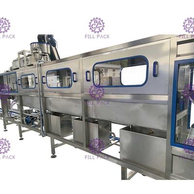 Un 3 lavaggi puri dell'acqua della macchina di rifornimento dell'acqua di bottiglia di gallone 200BPH della strada/linea/unità fornitore