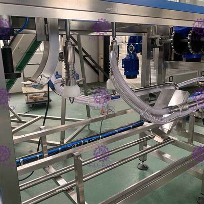 macchina di rifornimento di gallone del sollevatore del cappuccio 200bph automatica fornitore