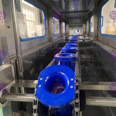 Linea di imbottigliamento semiautomatica per acqua da 200 BPH, 5 galloni, 18,9 litri fornitore