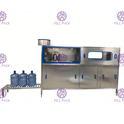 Acqua alcalina calda che risciacqua la linea di riempimento di gallone di 120 BPH fornitore