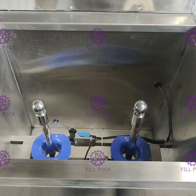 300BPH BSC-2 Acqua pura 2 teste ISO 5 galloni Lavatrice di bottiglie fornitore