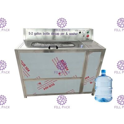 S-2 Controllo manuale Decapping 400BPH 5 Gallon Lavatrice di bottiglie fornitore