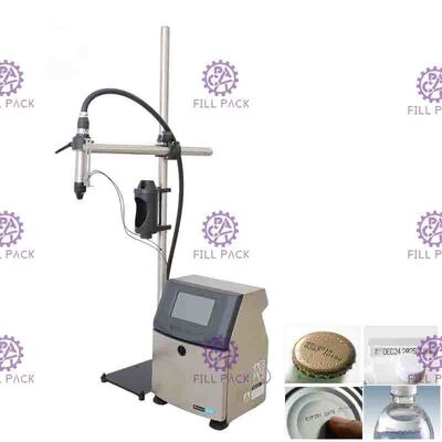 Linea automatica a getto d'inchiostro 220V 50HZ 100W per bottiglie di bevande fornitore