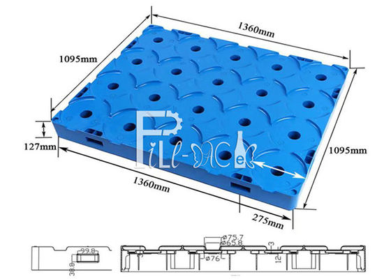 Materiali di consumo della pianta acquatica di gallone dei pallet della bottiglia dell'HDPE fornitore