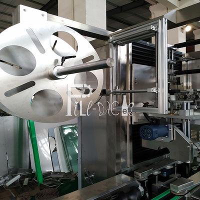 Etichettatore della bottiglia rotonda della manica del collo del motore a corrente alternata di Panasonic fornitore