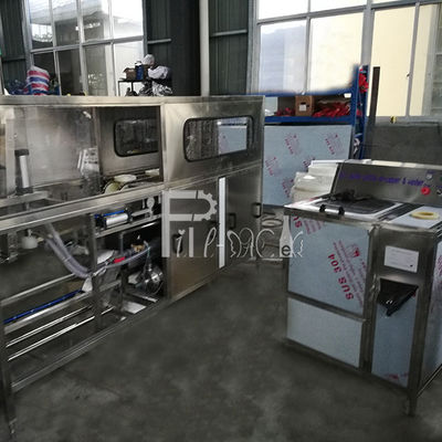 secchio livellato 100BPH di 5mm imbottigliatrice dell'acqua da 5 galloni fornitore