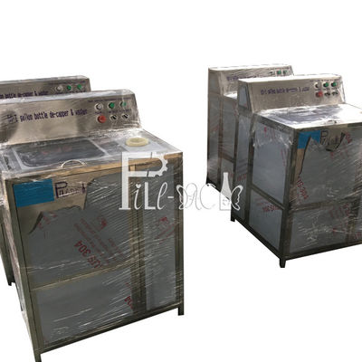 Decapsulatore automatico dei semi e spazzolare piccolo di lavabottiglie 200BPH con la finestra di controllo fornitore