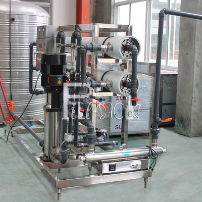 Valvola automatica di operazione Sus304 che beve la macchina di trattamento delle acque del Ro 4000lph fornitore