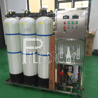 Macchina del filtrante di trattamento delle acque del RO 500LPH con la membrana 4040 fornitore