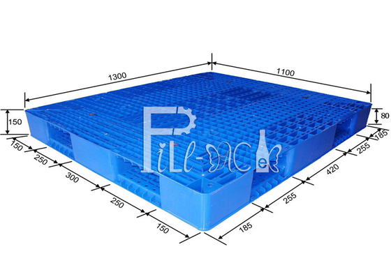 La grande acqua di gallone del doppio HDPE dei lati ha riciclato il reversibile accatastabile dei pallet di plastica fornitore
