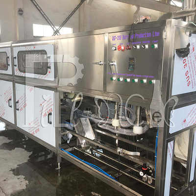 Linea in bottiglia automatica secchio del materiale da otturazione dell'acqua da 5 galloni che lava la linea di riempimento della tappatrice fornitore