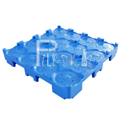 5 pallet di plastica di immagazzinamento nella bottiglia di acqua del pallet della bottiglia di acqua di gallone 18.9L fornitore