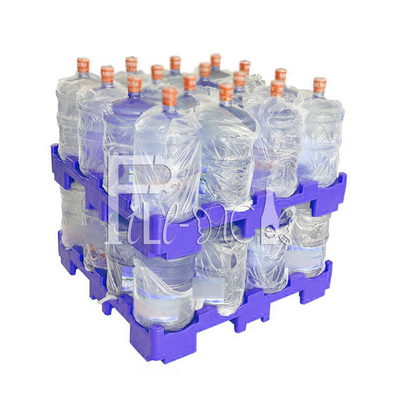 5 pallet di plastica di immagazzinamento nella bottiglia di acqua del pallet della bottiglia di acqua di gallone 18.9L fornitore