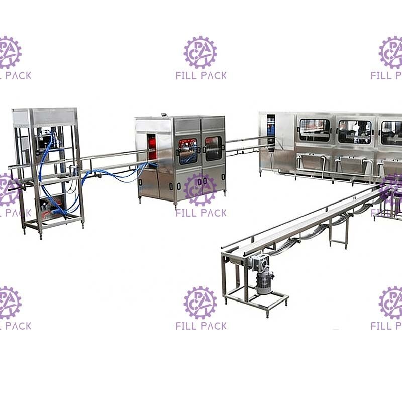 600BPH guidato meccanico imbottigliatrice dell'acqua da 5 galloni fornitore