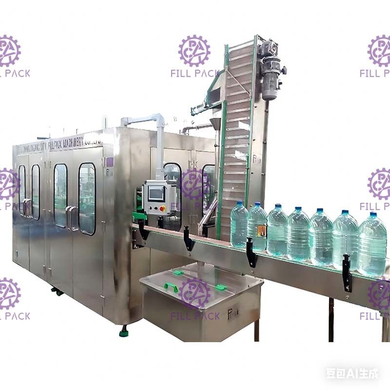 3L / linea minerale acqua pura 3 dell'imbottigliatrice 5L/10L in 1 1000BPH di plastica 7.5KW fornitore