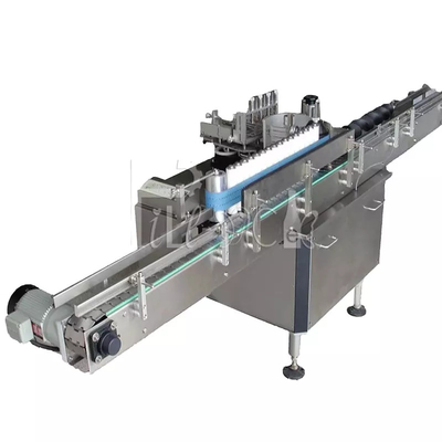 Orizzontale diritto rotondo completamente automatico della colla 3000BPH della bottiglia della macchina fredda dell'etichettatore