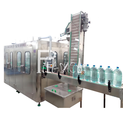 3L / linea minerale acqua pura 3 dell'imbottigliatrice 5L/10L in 1 1000BPH di plastica 7.5KW