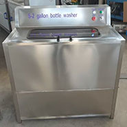 S-2 2 Stazione 5 Gallon Bottle Rinser con acqua calda alcalina