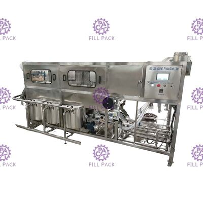 300BPH tappatrice di plastica automatica del materiale da otturazione dell'acqua in bottiglia di gallone 18.9L della bottiglia 3