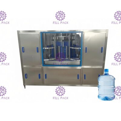 1800*1550*1750mm rotatorio 900BPH di lavabottiglie da 5 galloni