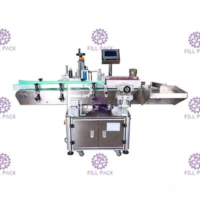 Etichettatrice della bottiglia rotonda del touch screen SUS304